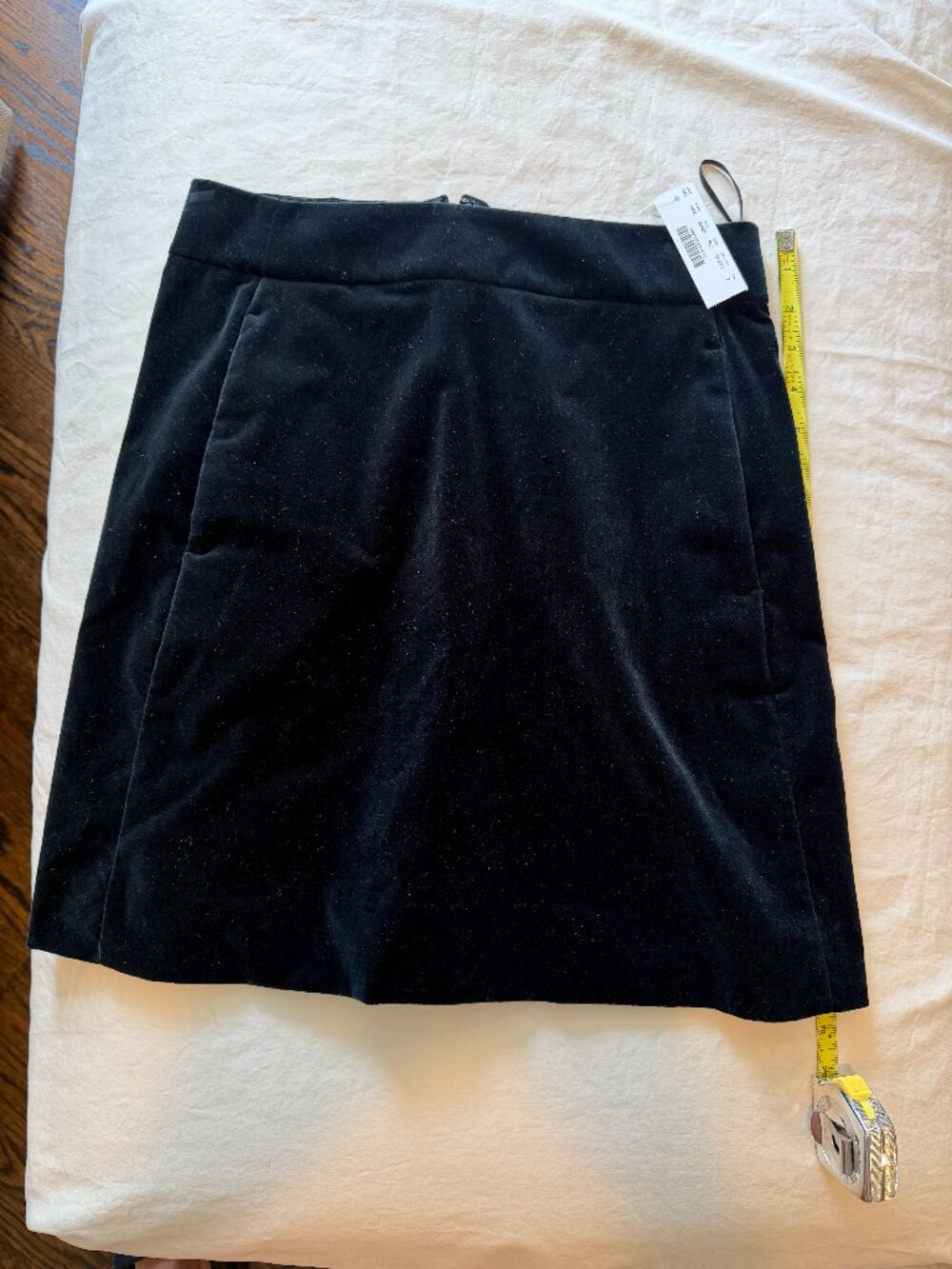 J.Crew NWT Velvet Mini Skirt Navy Size 2 Holiday Party